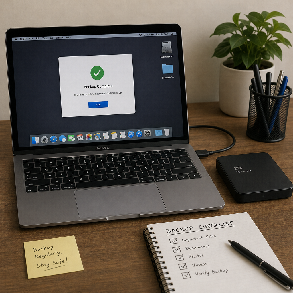 backup complete and checklist&nbsp;