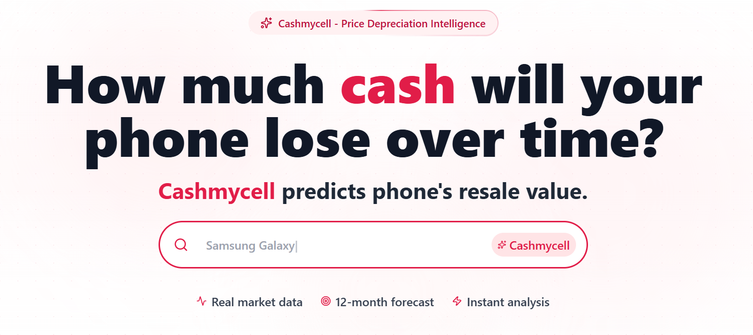 &nbsp; Cashmycell Depreciation Tool&nbsp; &nbsp;