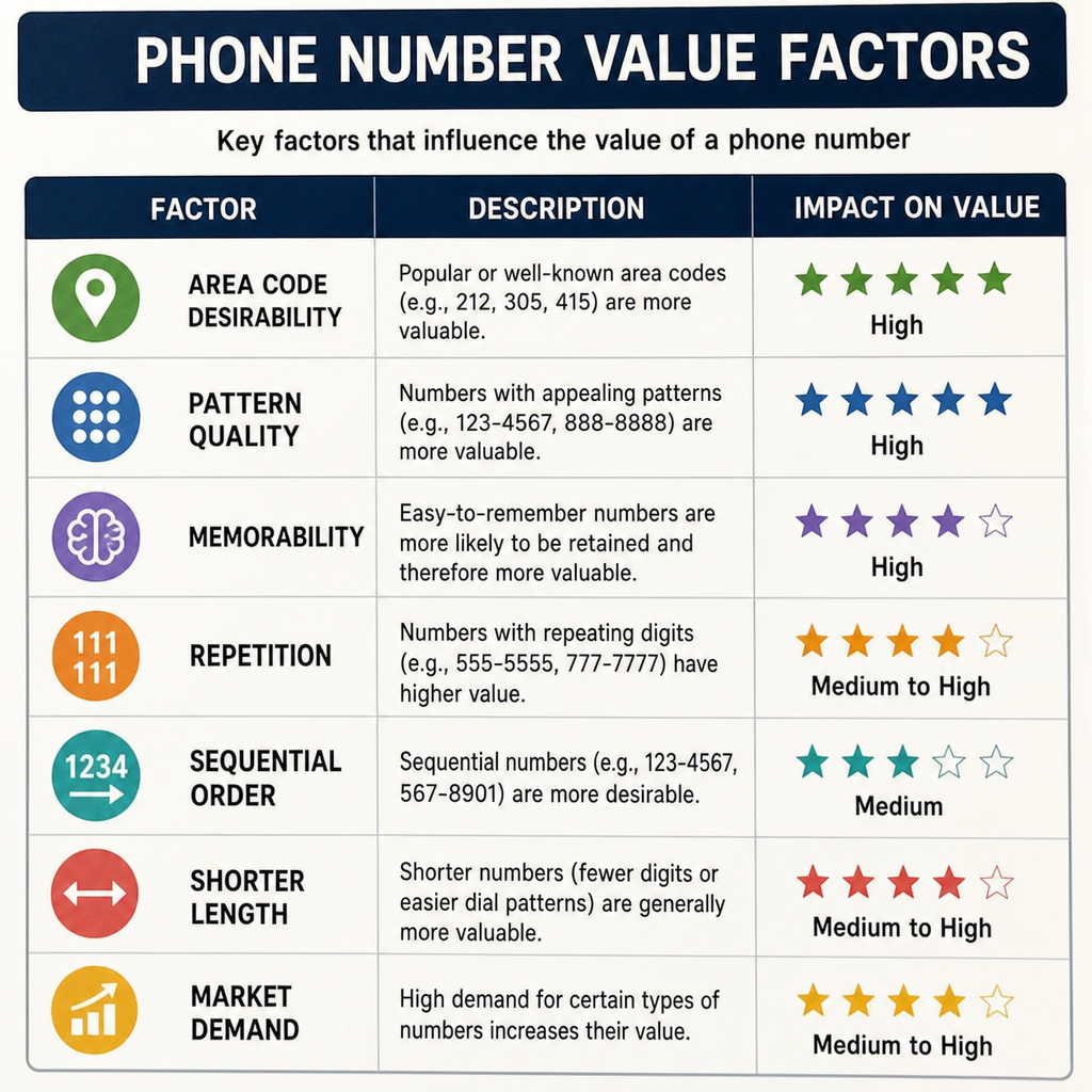 phone number value factor 